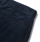 Massimo Alba - Navy Cotton-Corduroy Trousers - Navy