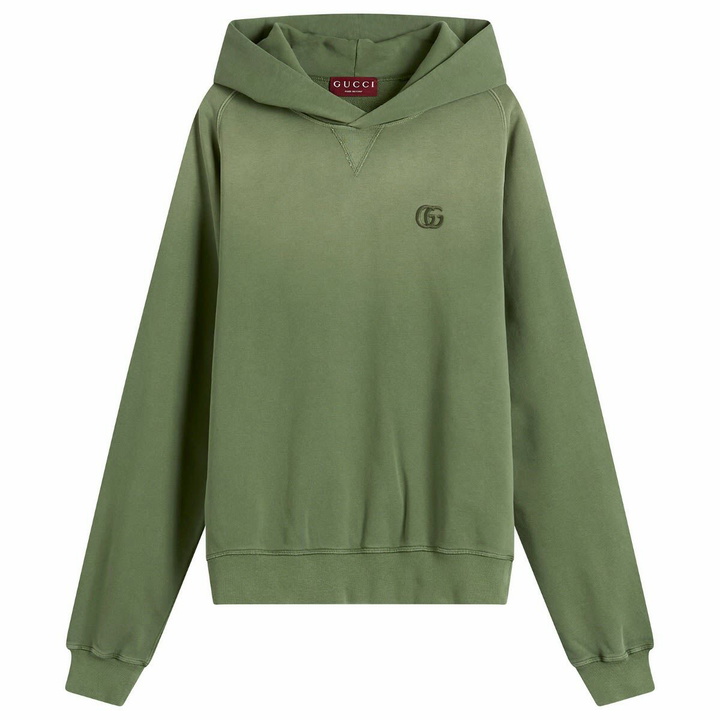 Photo: Gucci Men's Degrede Hoodie in Green
