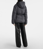Tod's Belted hooded padded cashmere jacket