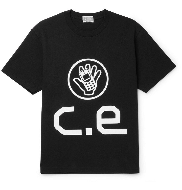 Photo: Cav Empt - Printed Cotton-Jersey T-Shirt - Men - Black