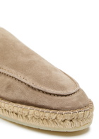 Aurélien Beachside Suede Espadrille Loafers Grey