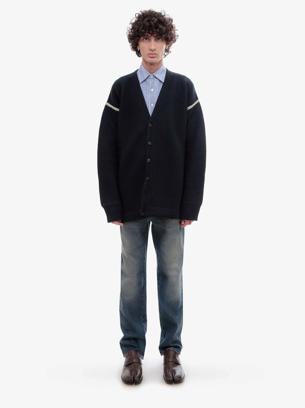 Maison Margiela Shirt Blue Mens Maison Margiela