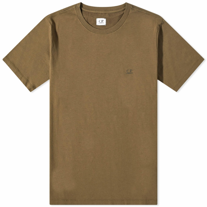 Photo: C.P. Company Men's Goggle Back Print T-Shirt in Ivy Green