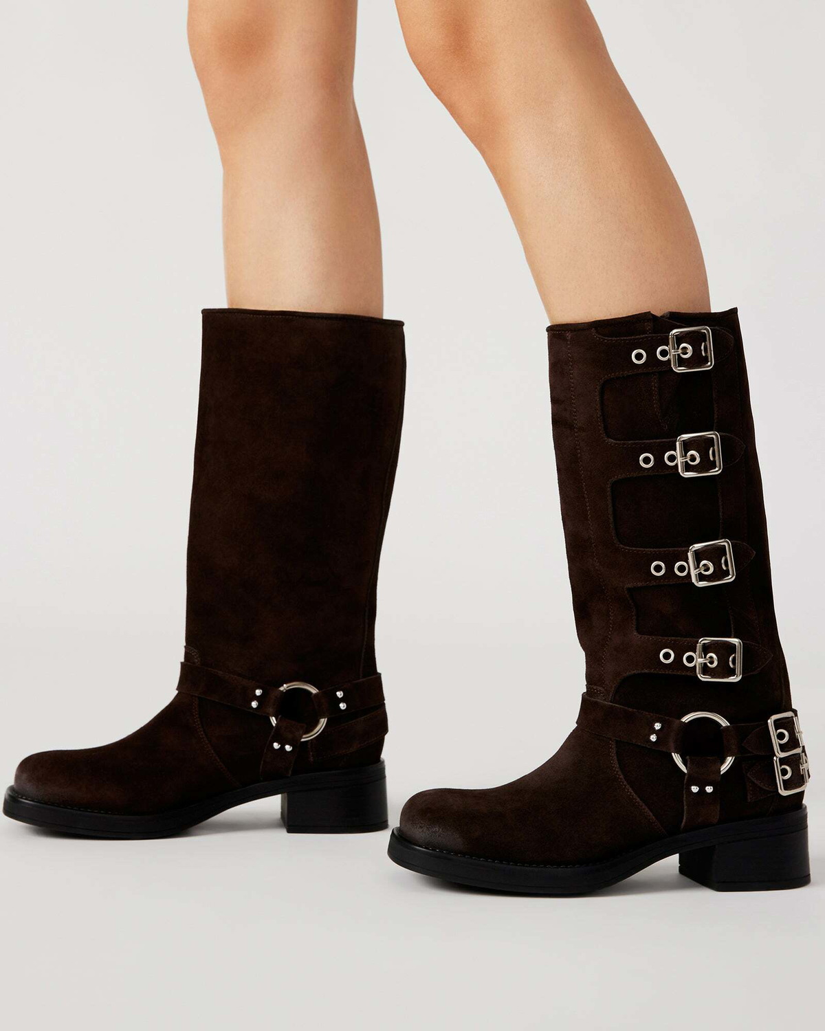 Steve Madden Rockyy Boots in Brown