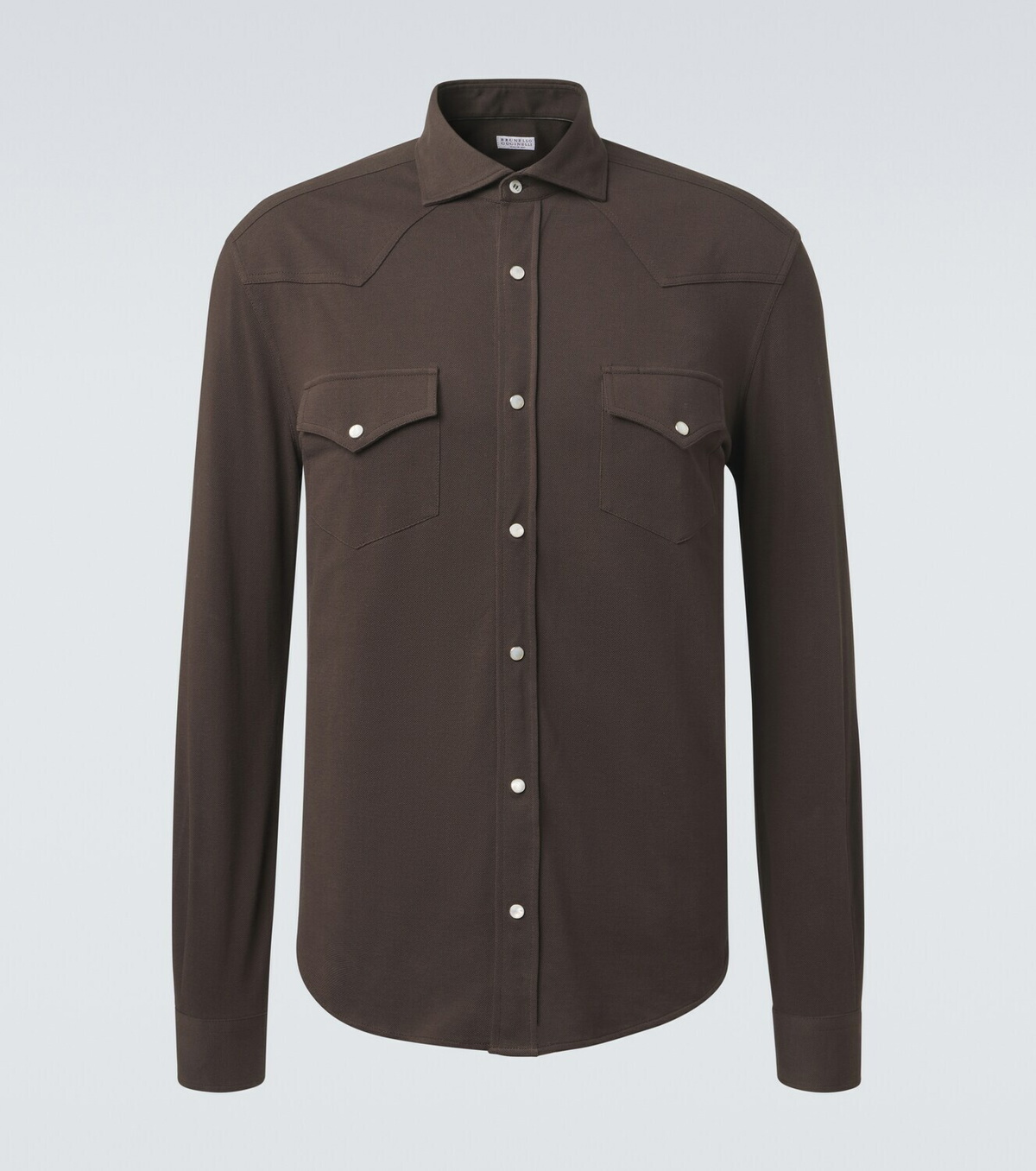 Brunello Cucinelli Cotton piqué shirt