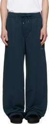 Casablanca Navy Géometrie Sacrée Sweatpants