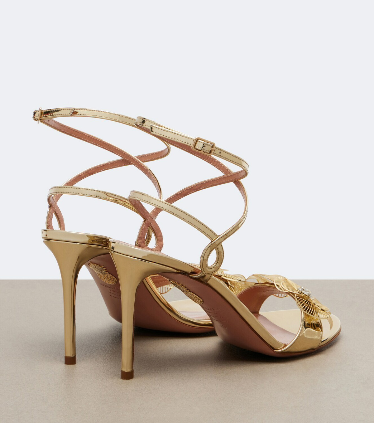 Aquazzura Flora Mystica embellished sandals