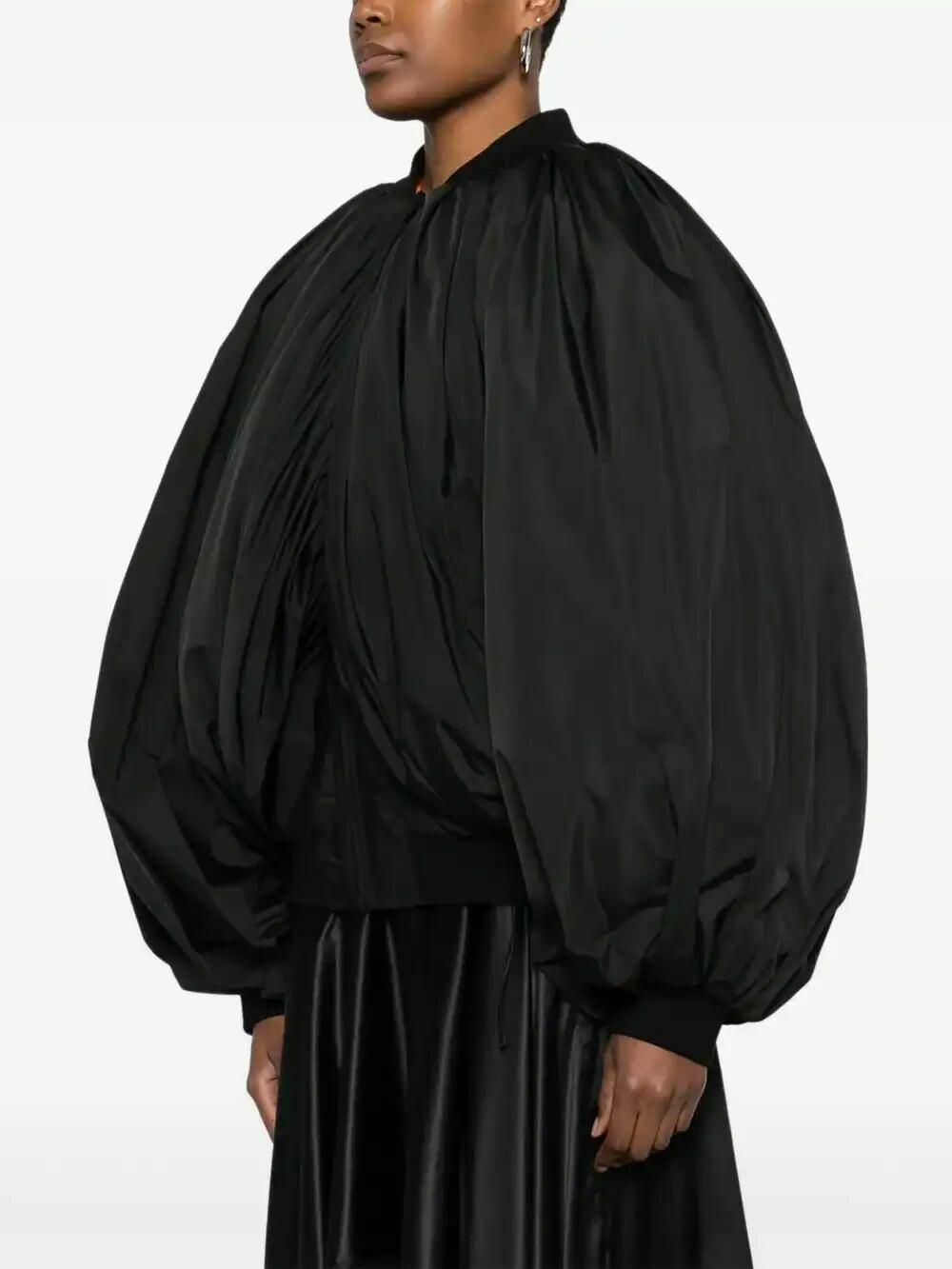 Balenciaga Draped Bomber Jacket