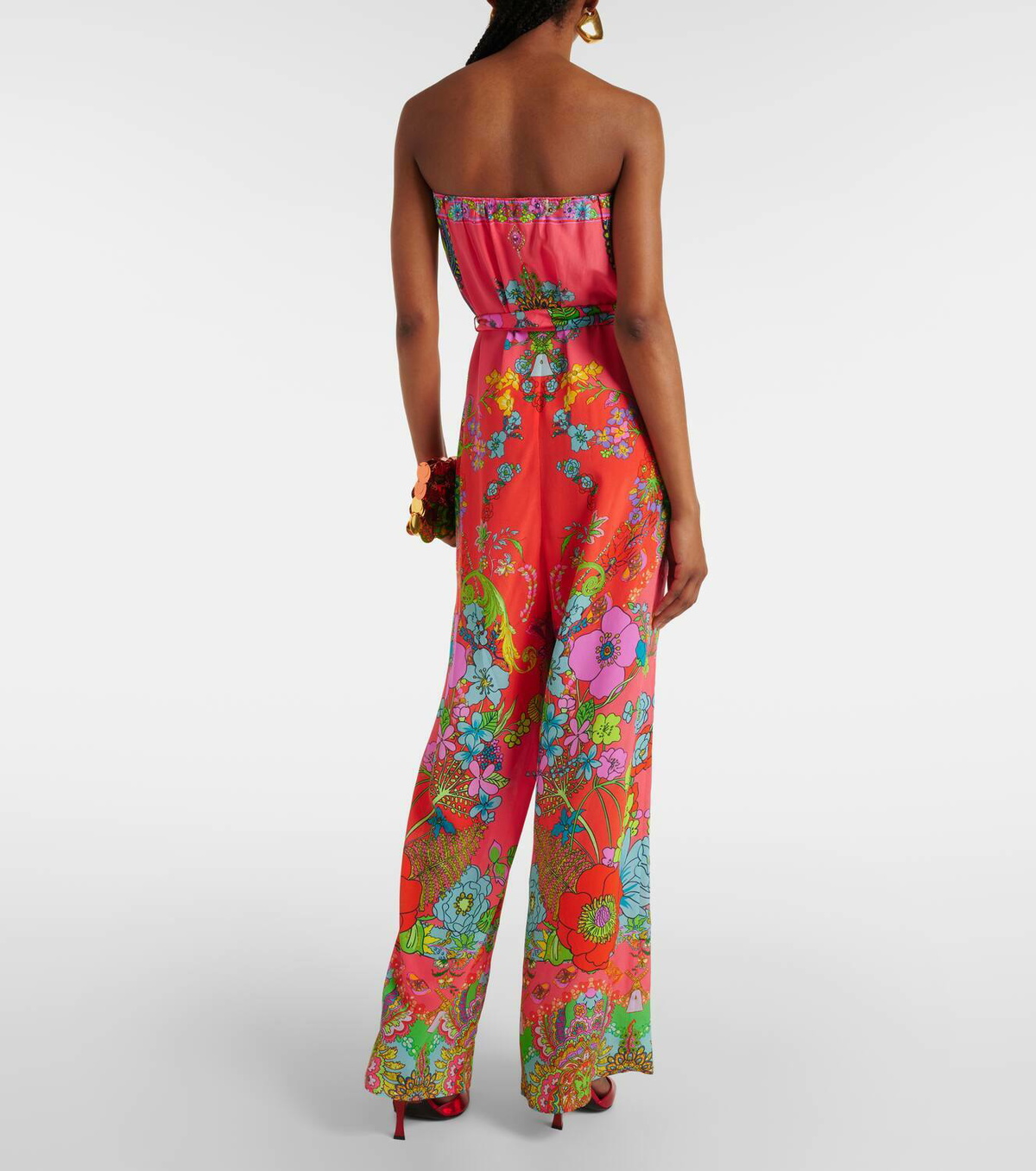 Camilla Windmills and Windflowers floral silk jumpsuit