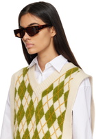 Filippa K Tortoiseshell Angled Sunglasses