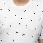 Nike Men's Multi Swoosh T-Shirt in White