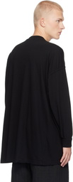 Jan-Jan Van Essche Black O-Project Cotton Wool T-shirt