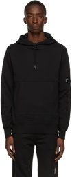 C.P. Company Black Diagonal Raised Hoodie