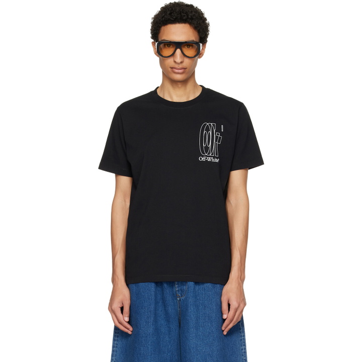Photo: Off-White Black Big Double Arrow Slim T-shirt