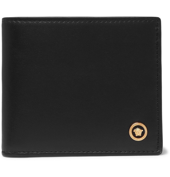 Photo: Versace - Leather Billfold Wallet - Black