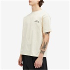 GCDS Men's Embroidered Logo T-Shirt in Off White