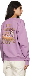 Sky High Farm Workwear Purple Organic Cotton Sweatshirt
