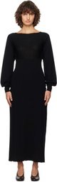 Paloma Wool Black Fa Midi Dress