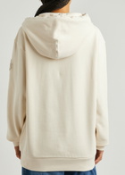 Moncler Genius 1 Moncler JW Anderson Hooded Cotton Sweatshirt Beige