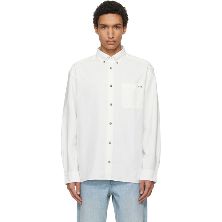 Photo: A.P.C. Off-White Mateo Shirt