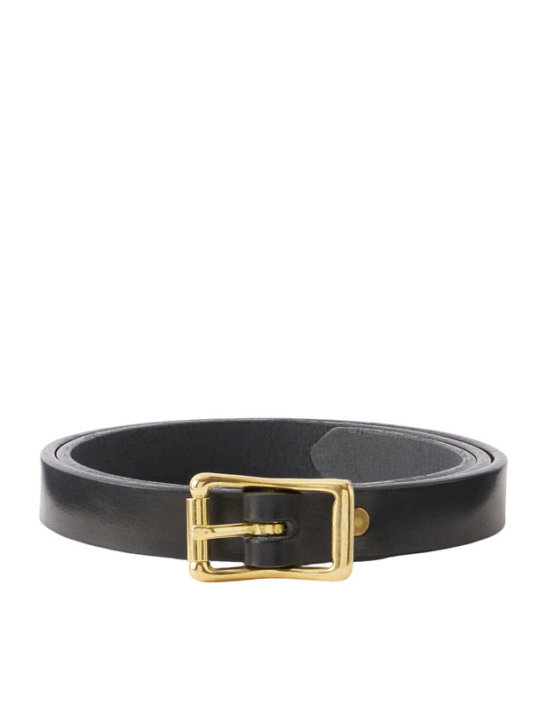 Photo: Yuketen - 2cm Leather Belt - Black