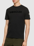 MONCLER - Logo Cotton Jersey T-shirt