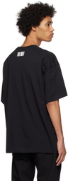 VTMNTS Black Cute Cat T-Shirt