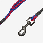 HAY Braided Leash in Red/Blue