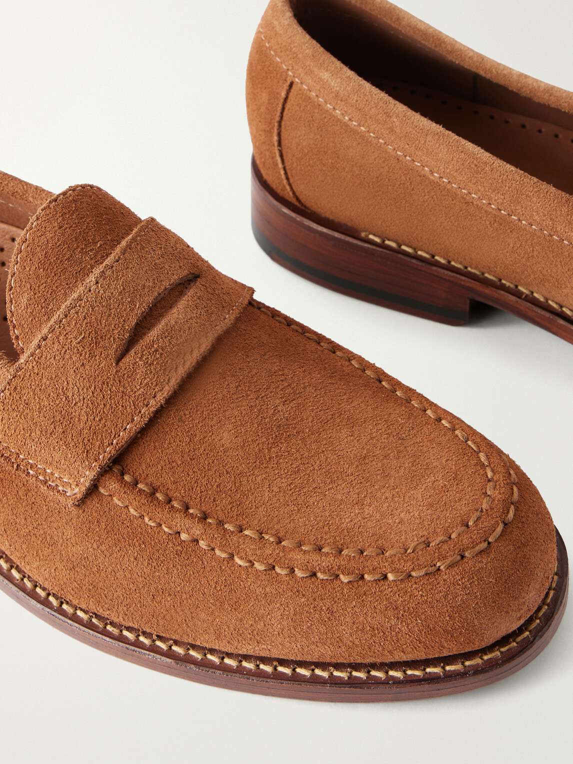 Sebago - Ryann Suede Penny Loafers - Brown