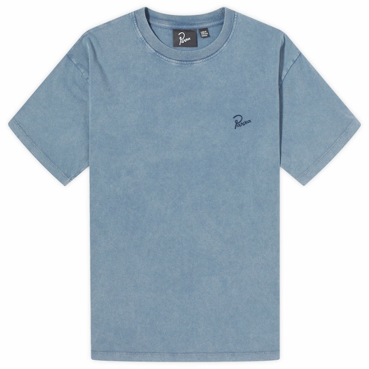 Photo: By Parra Men's Tonal Logo T-Shirt in Washed Blue