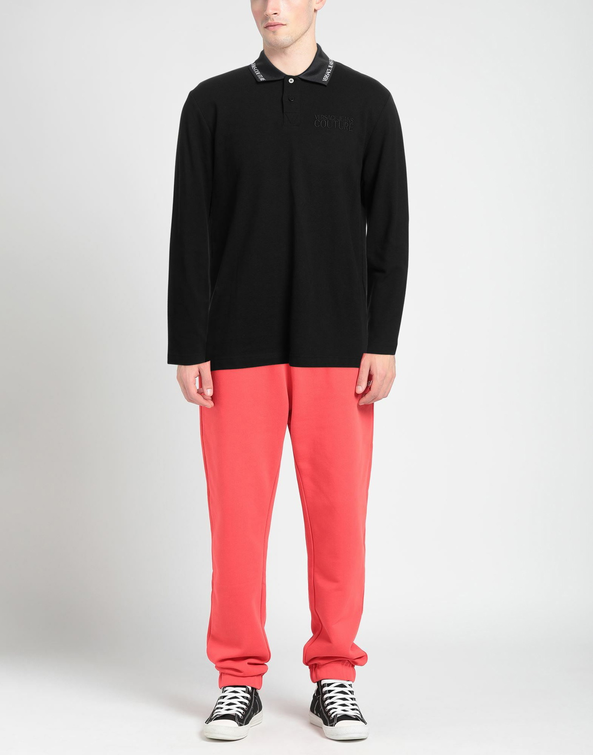 Versace Jeans Couture Mens Polo shirt in Black