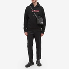 Versace Men's Baroque Logo Popover Hoodie in Black