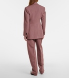 Bottega Veneta Wool and linen-blend tapered pants
