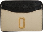 Marc Jacobs Off-White & Black 'The Snapshot' Card Holder