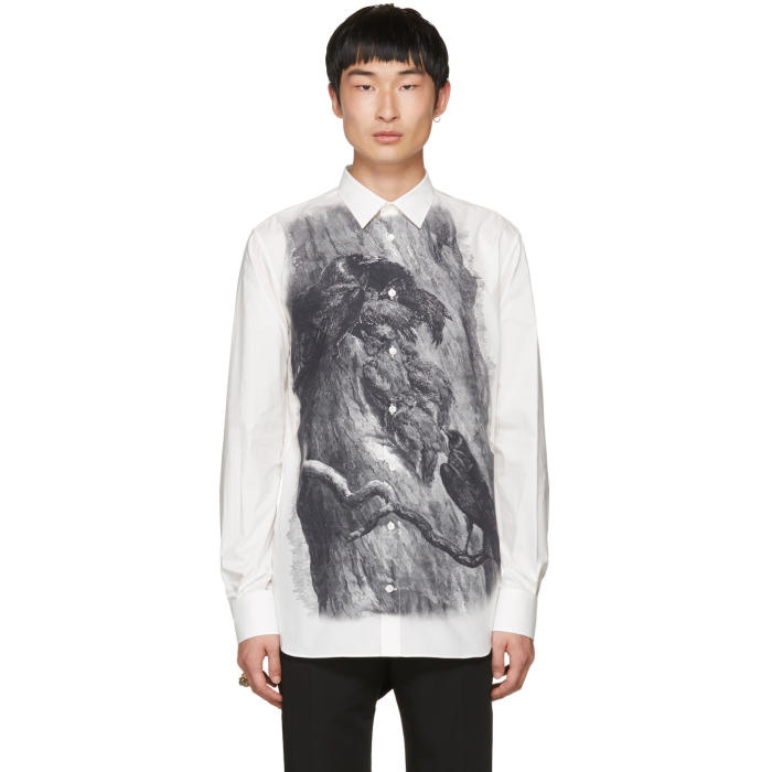 Photo: Alexander McQueen Off-White Bird Shirt