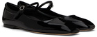 Aeyde Black Uma Ballerina Flats