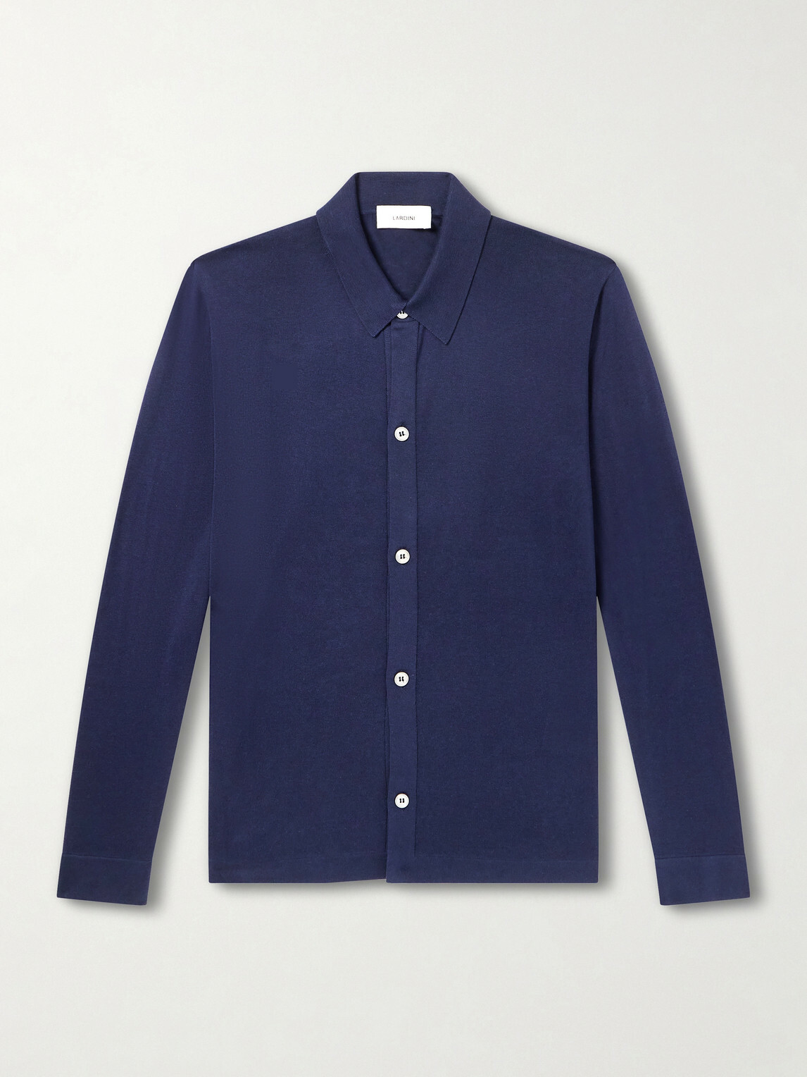 Lardini - Silk Shirt - Blue