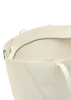 Brunello Cucinelli Bead Medium Grained Leather Tote bag - Cream - One Size