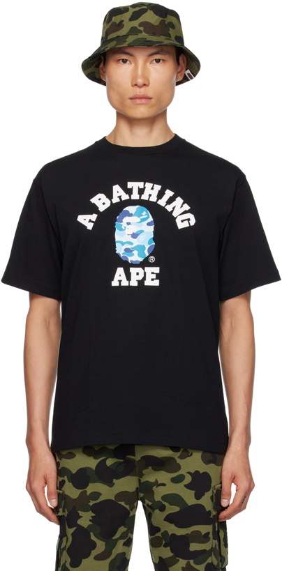 Photo: BAPE Black ABC Camo College T-Shirt