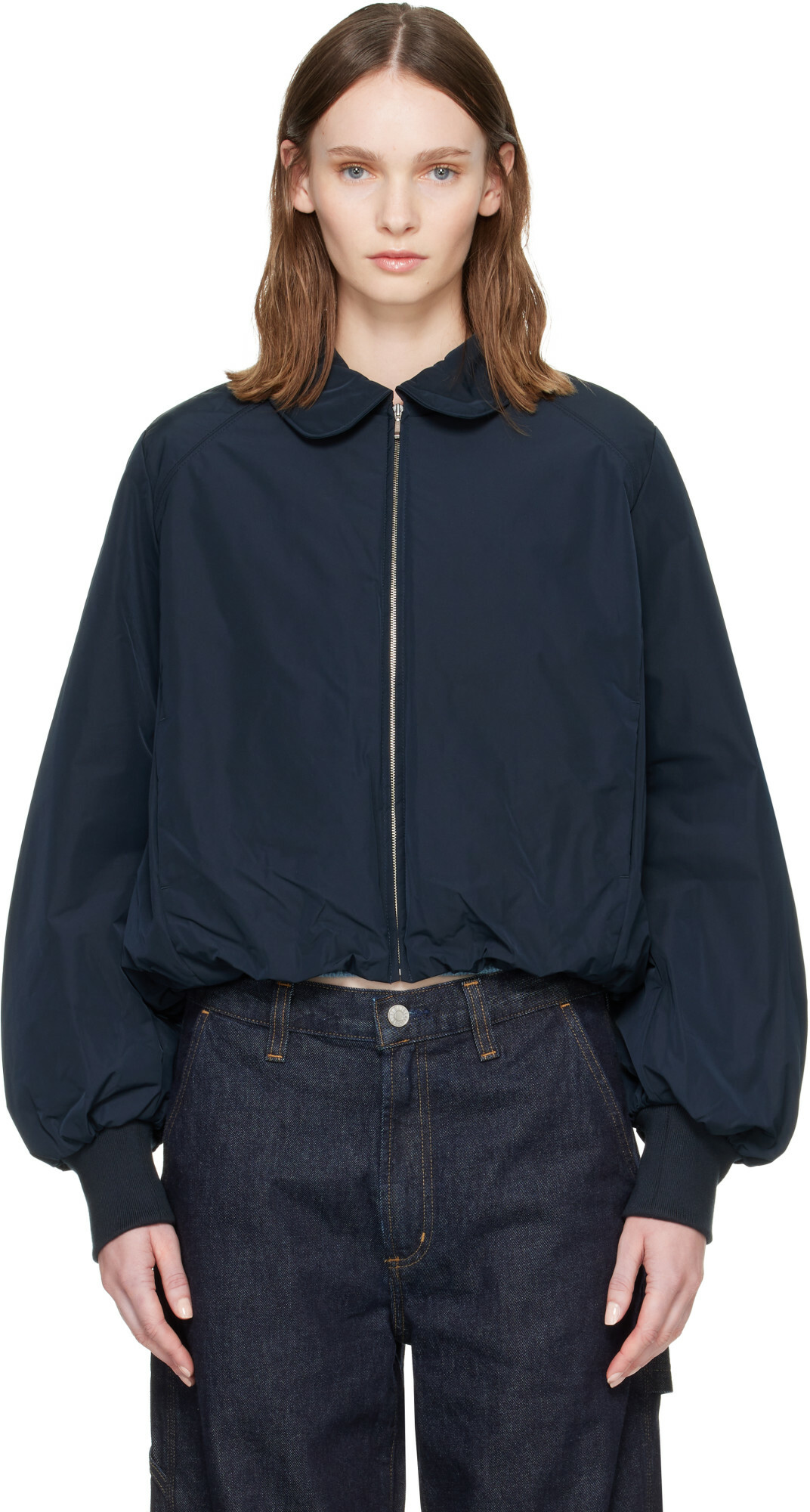 A.P.C. Navy Salome Blouson Jacket