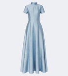 Emilia Wickstead Malinda floral cloqué gown