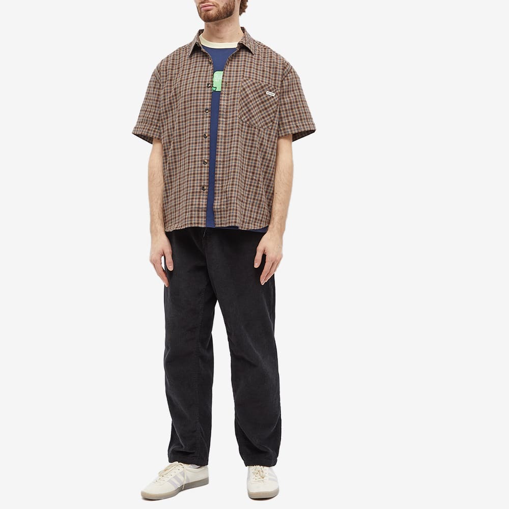 Polar Skate Co. Men's Short Sleeve Mitchell Flannel Shirt in