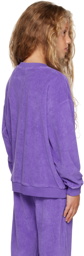 maed for mini Kids Purple Pangolin Sweatshirt