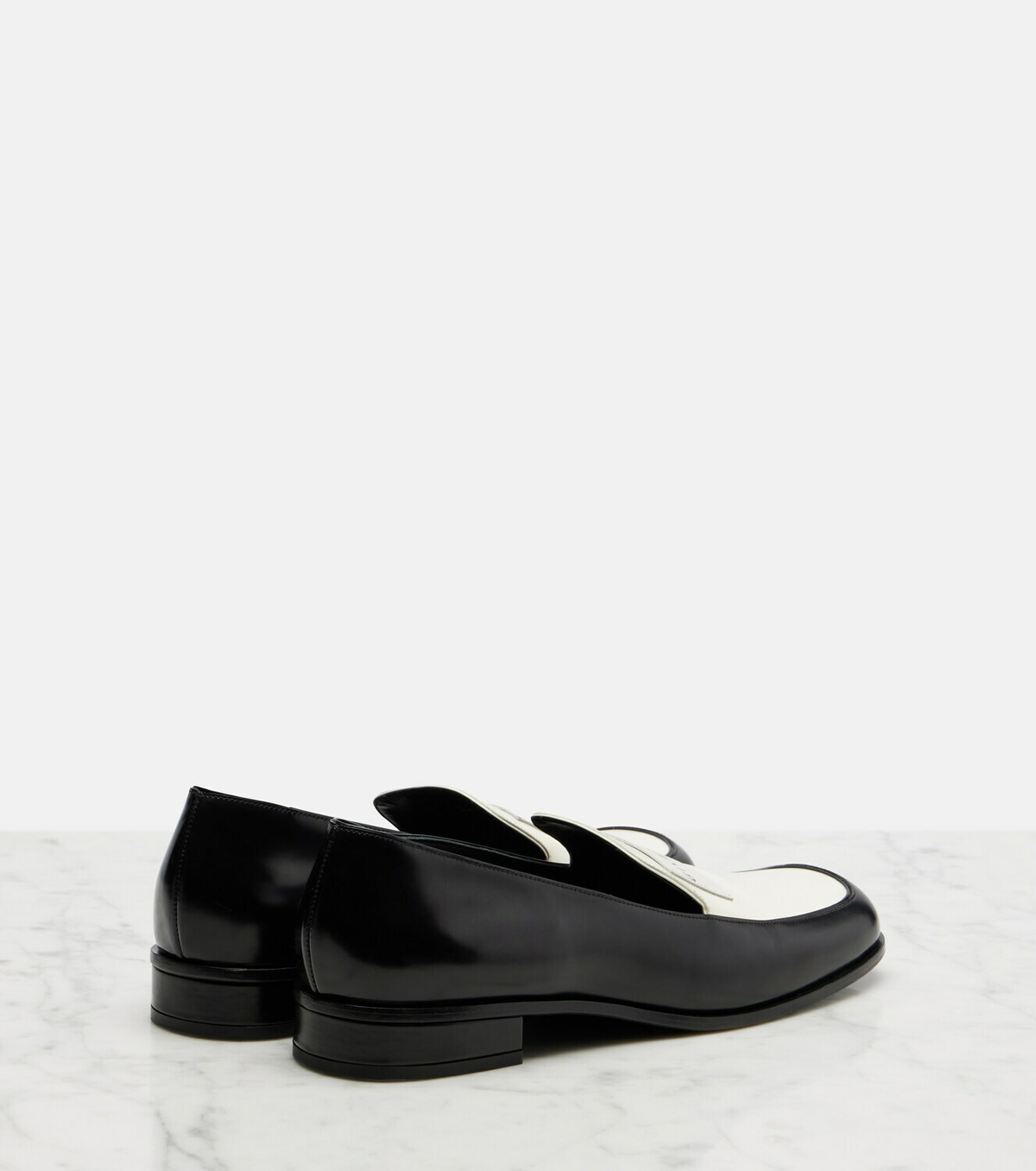 Givenchy Label leather loafers