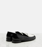 Givenchy Label leather loafers