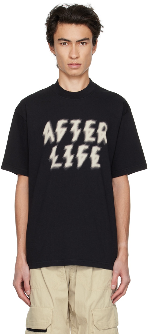 44 Label Group Black 'After Life' T-Shirt