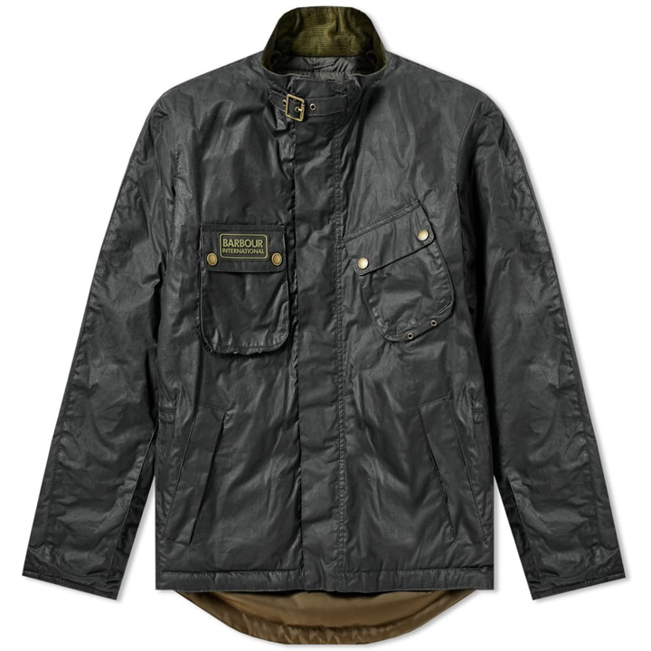 Photo: Barbour International Lever Wax Jacket Sage