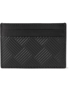 BOTTEGA VENETA - Intrecciato-Debossed Leather Cardholder - Black