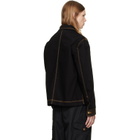 Versace Black Denim Blouson Jacket