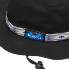 KAVU Men's Organic Strap Bucket Hat in Jet Black